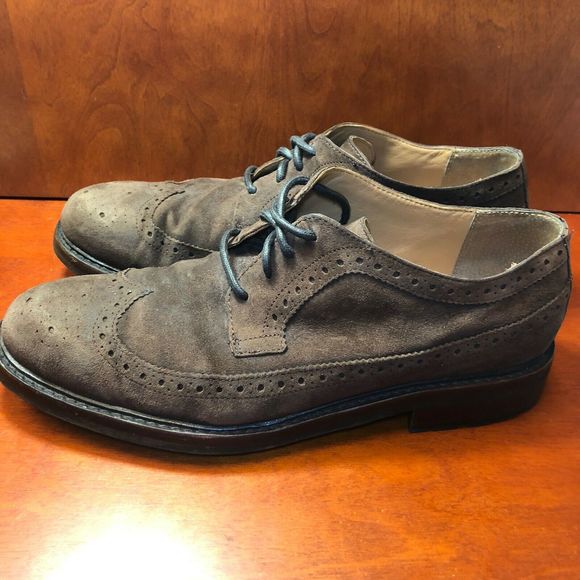 Men’s Ralph Lauren Polo Nyles Matte Suede Wingtip